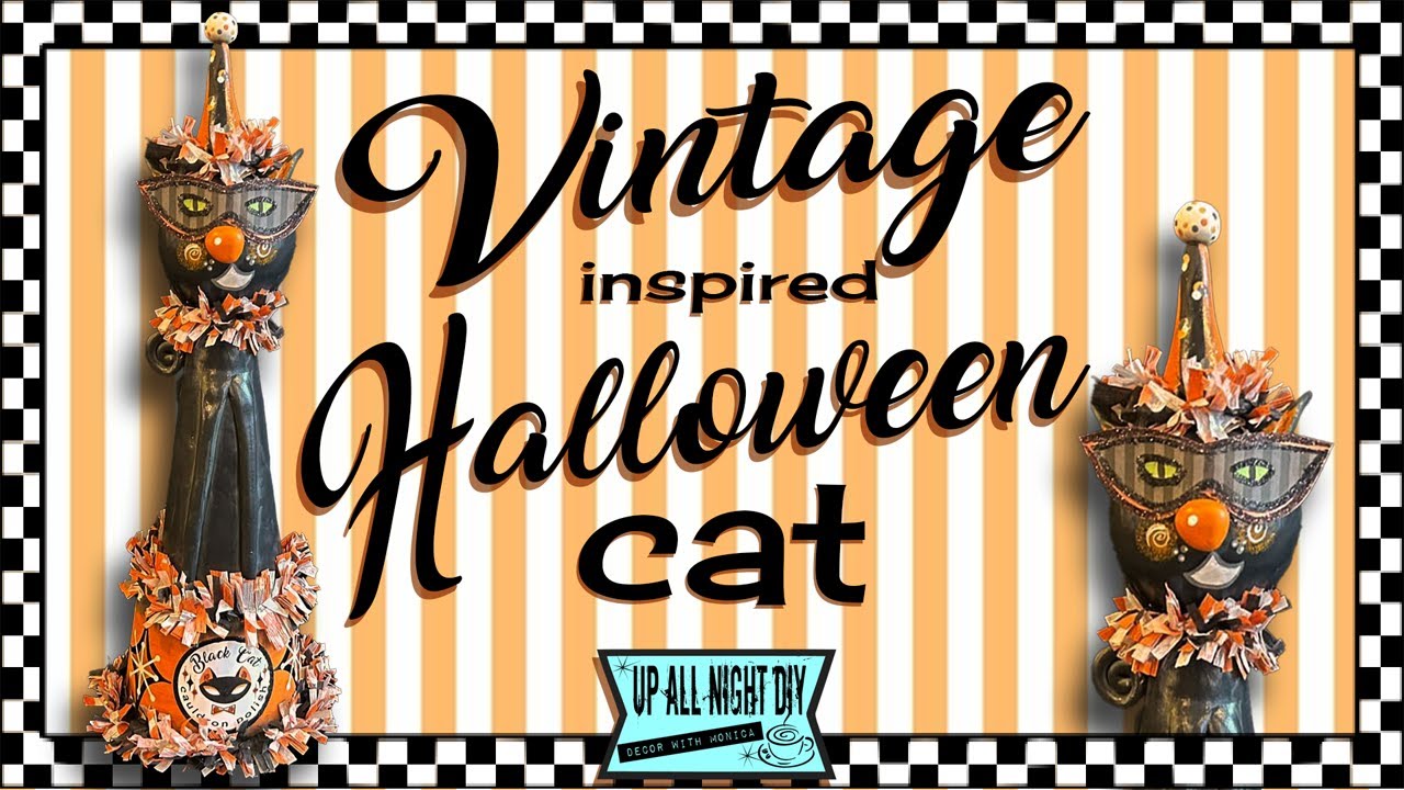 Vintage Inspired Halloween Cat Twisted Sisters Boo-ty Call Collaboration