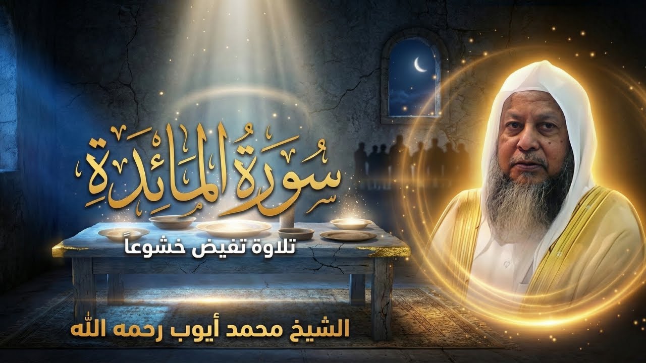سورة المائدة كاملة بصوت الشيخ محمد أيوب | التلاوة الأصلية الكاملة بجودة عالية | Surah Al-Ma'idah