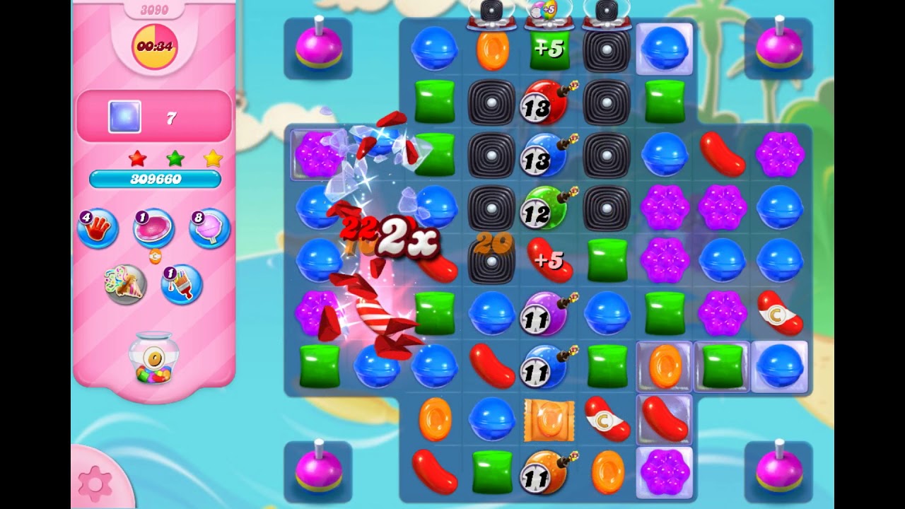 Candy Crush Saga - Level 3090 ☆☆☆