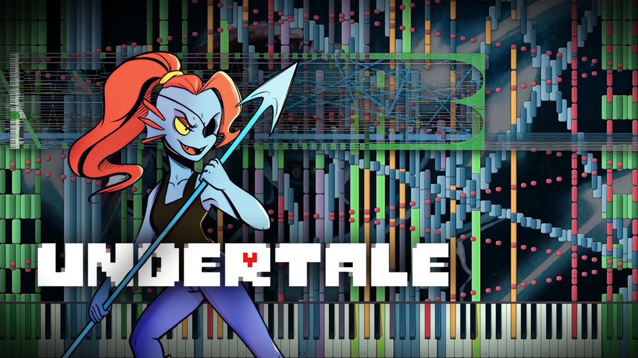 Synthesia: Undertale - Battle Against a True Hero | 100,000 Notes | Black MIDI