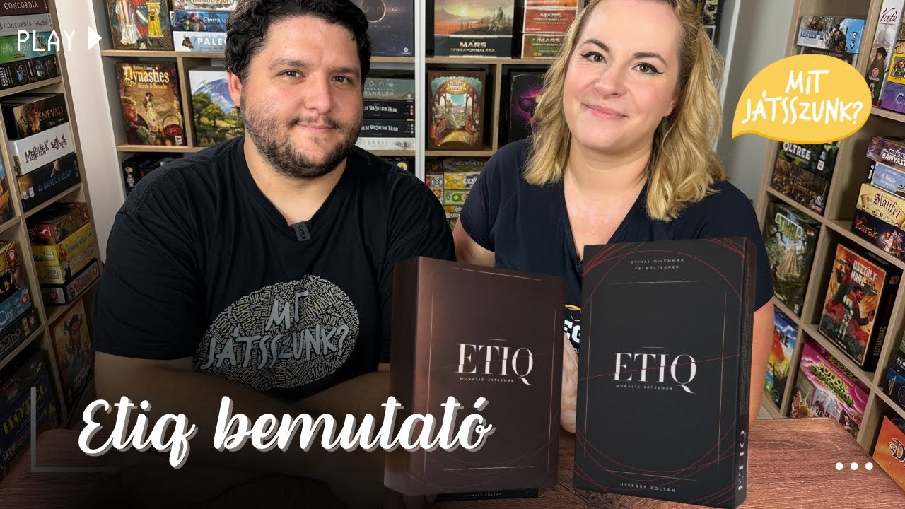 ETIQ t&aacute;rsasj&aacute;t&eacute;k bemutat&oacute; - Meglepődt&uuml;nk magunkon 🤩