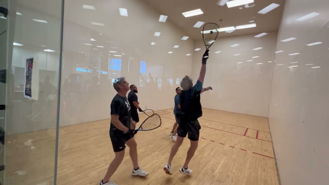 Racquetball Doubles Abel & David vs Tim & Allan 