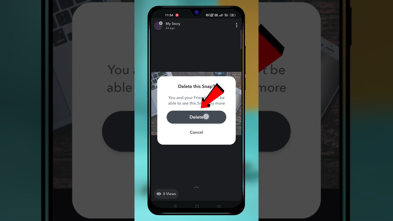 Snapchat Story Kaise Delete Kare 😐 How To Delete Snapchat Story #shorts