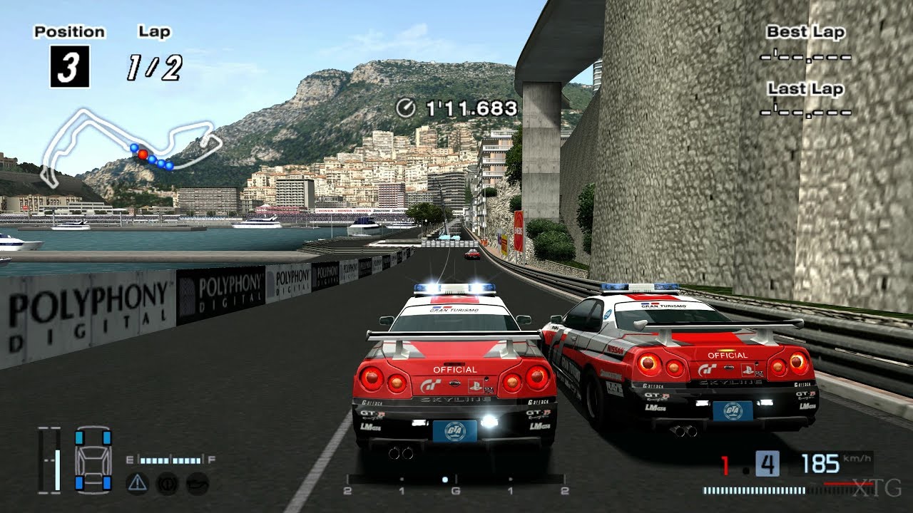 [#1423] Gran Turismo 4 - Nissan SKYLINE GT-R (PaceCar Battle) PS2 Gameplay HD