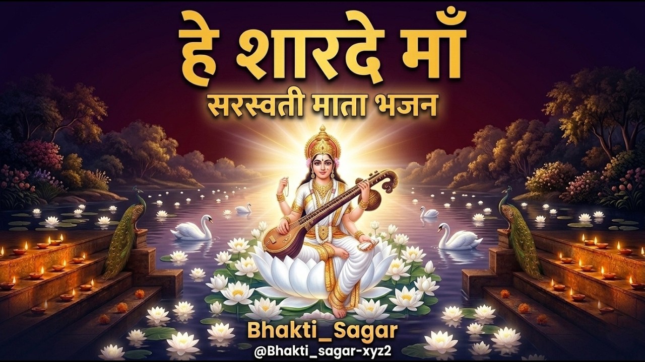 हे शारदे माँ 🙏 | Saraswati Mata Bhajan | Maa Saraswati Bhajan | Bhakti Song