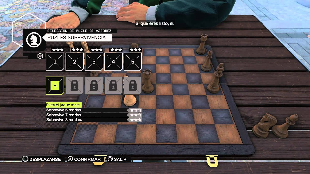 Watch Dogs - Ajedrez - Supervivencia 02 - The loop - 3 estrellas