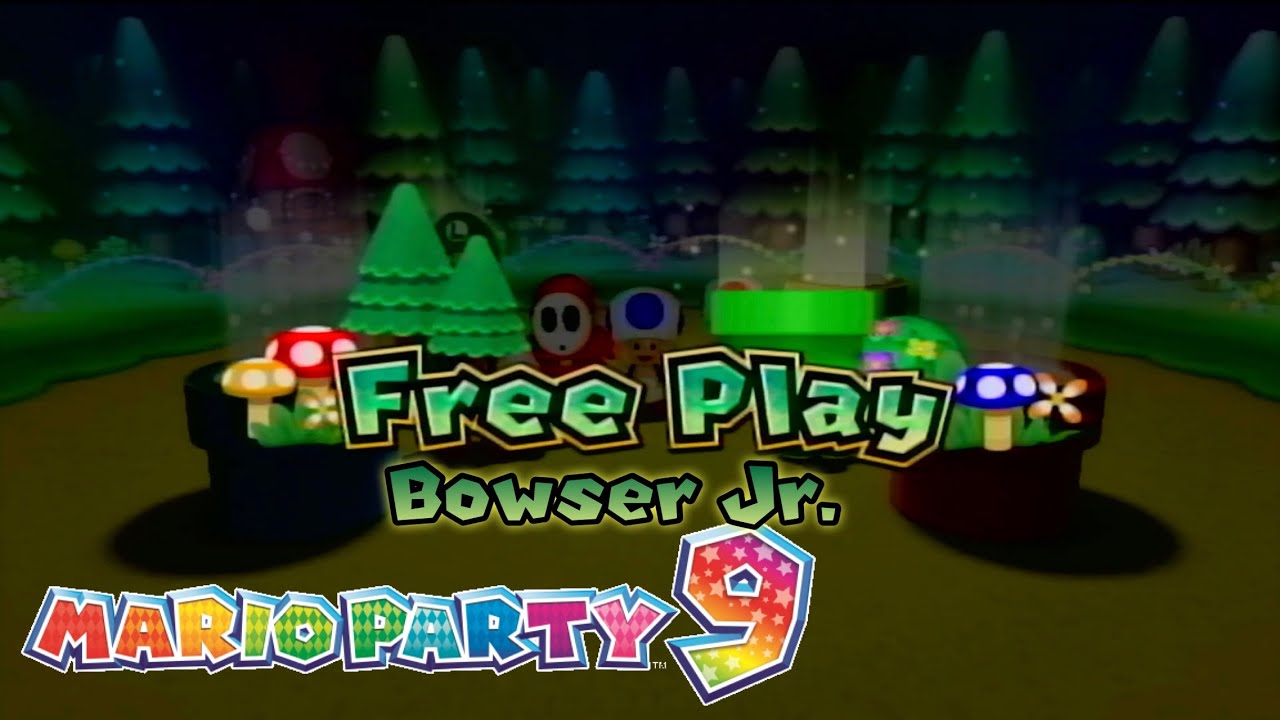 Mario Party 9 - Free Play: Bowser Jr. minigames