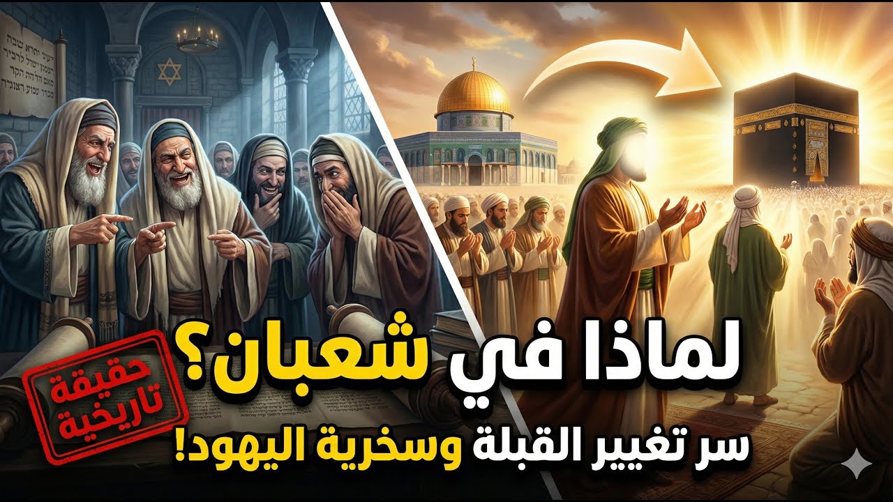 حدث في مثل هذا الشهر: اللحظة التي انتظرها النبي وبكى لأجلها! لماذا تغيرت القبلة في شعبان؟