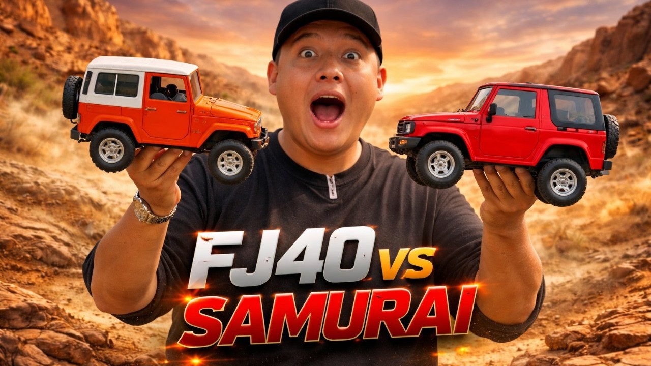 Toyota FJ40 VS Suzuki samurai, cual es mejor? RC 4X4 radio control