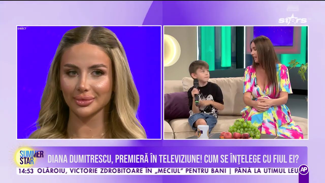 Cum este Diana Dumitrescu ca mamă? Primele declarații alături de fiul ei, Carol