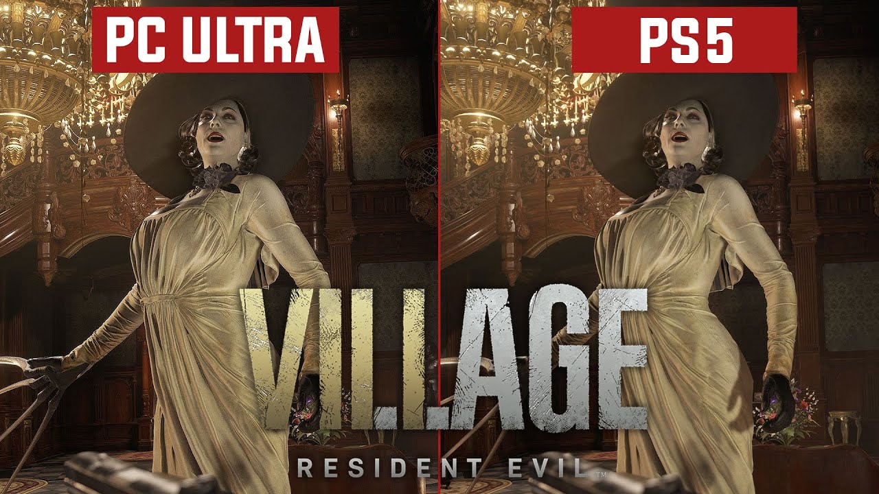 Resident Evil Village Graphics Comparison (PC vs PS5)
