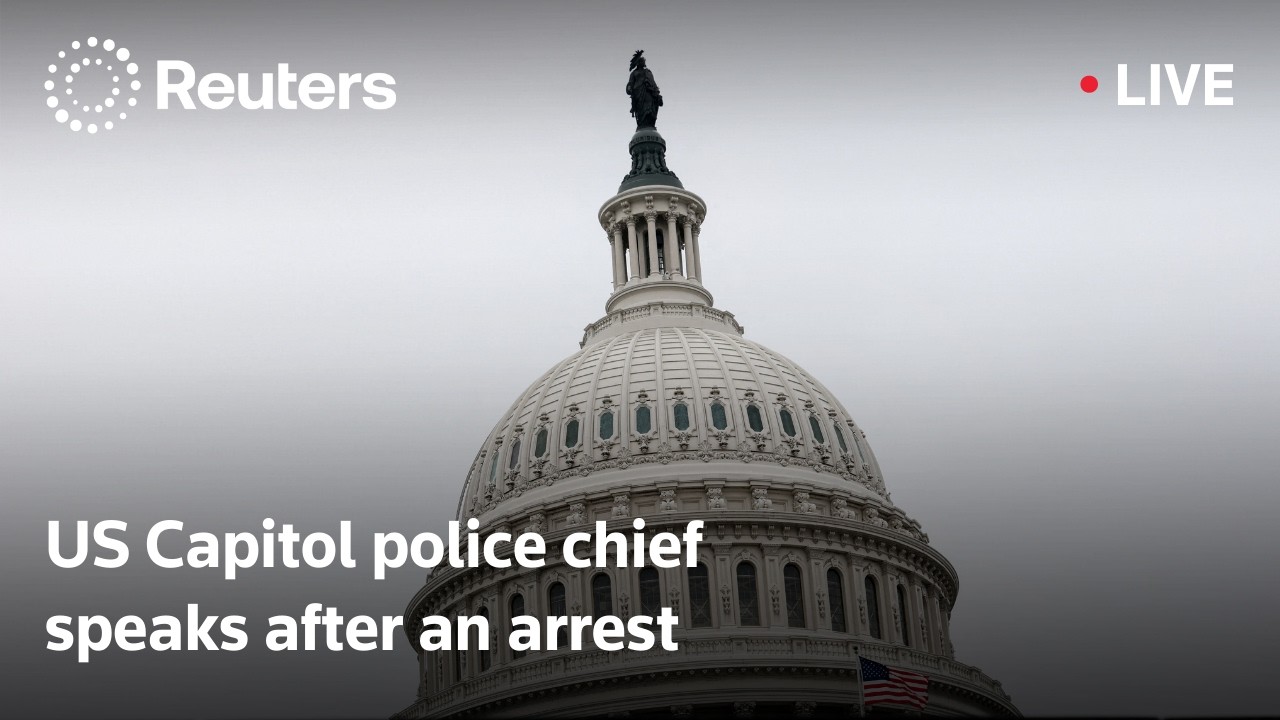 LIVE: US Capitol police chief speaks after an arrest