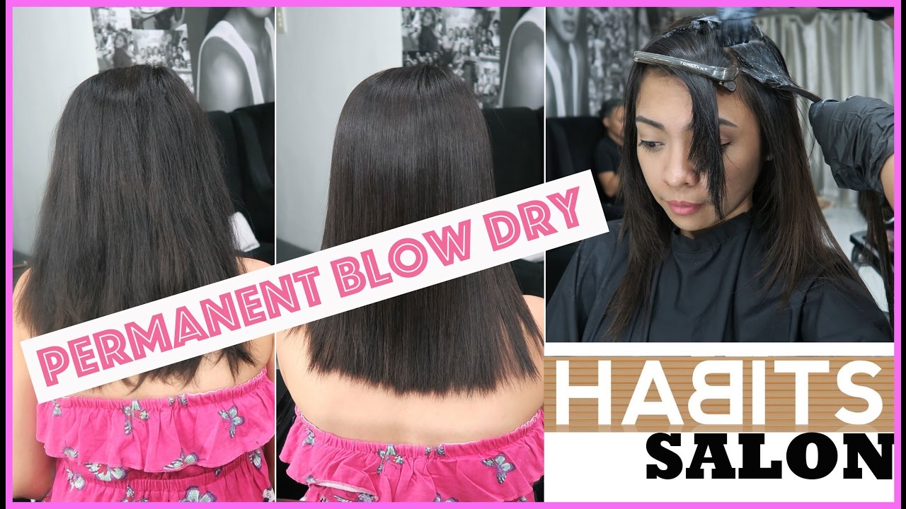 VLOG #33: PERMANENT BLOW DRY at HABITS salon + GIVEAWAY! | Gen-zelTV