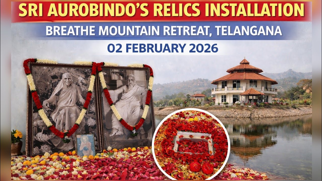 A Divine Day at Breathe Mountain Retreat | Relics Installation Ceremony 2026 | 2-2-2026 | Telangana