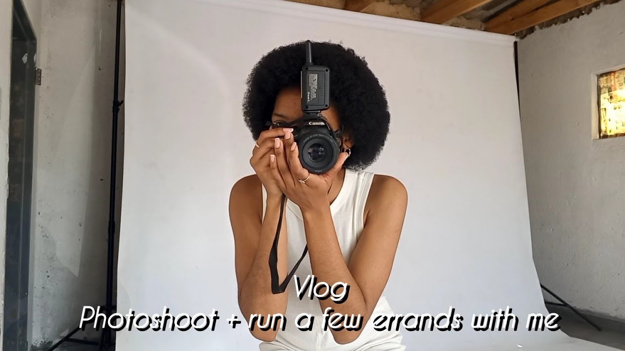 VLOG: Photoshoot + run a few errands with me