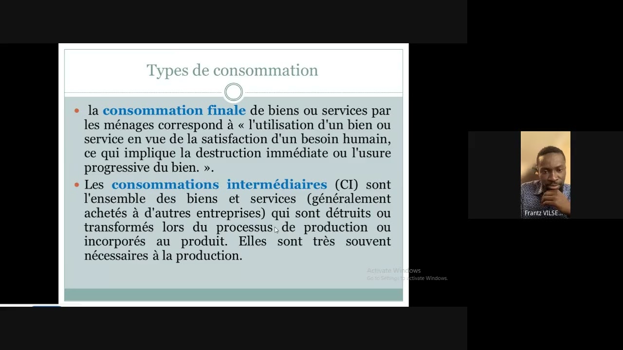 La fonction de consommation Keyn&eacute;sienne