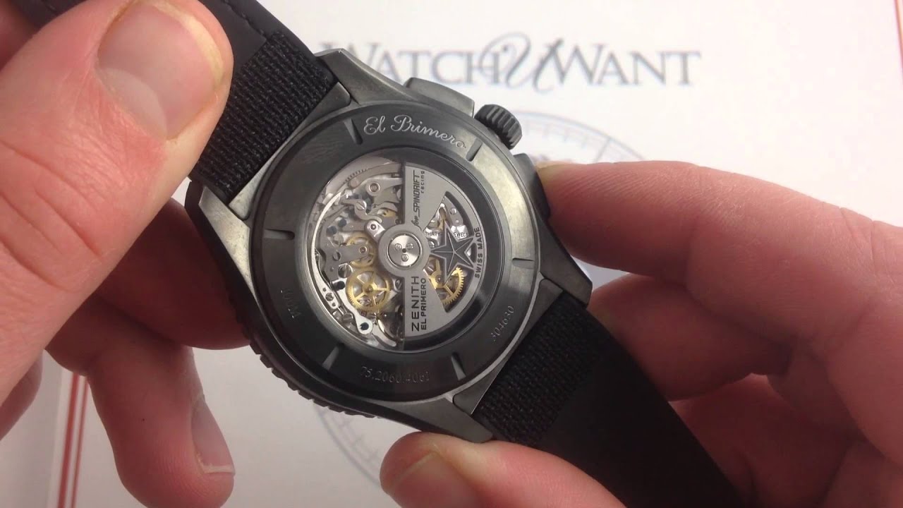 Zenith El Primero Stratos Spindrift Luxury Watch Review