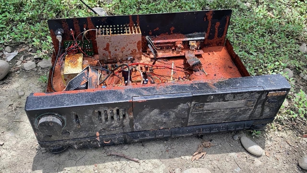 Insane Restoration! Vintage Tape Deck Saved from the Dump
