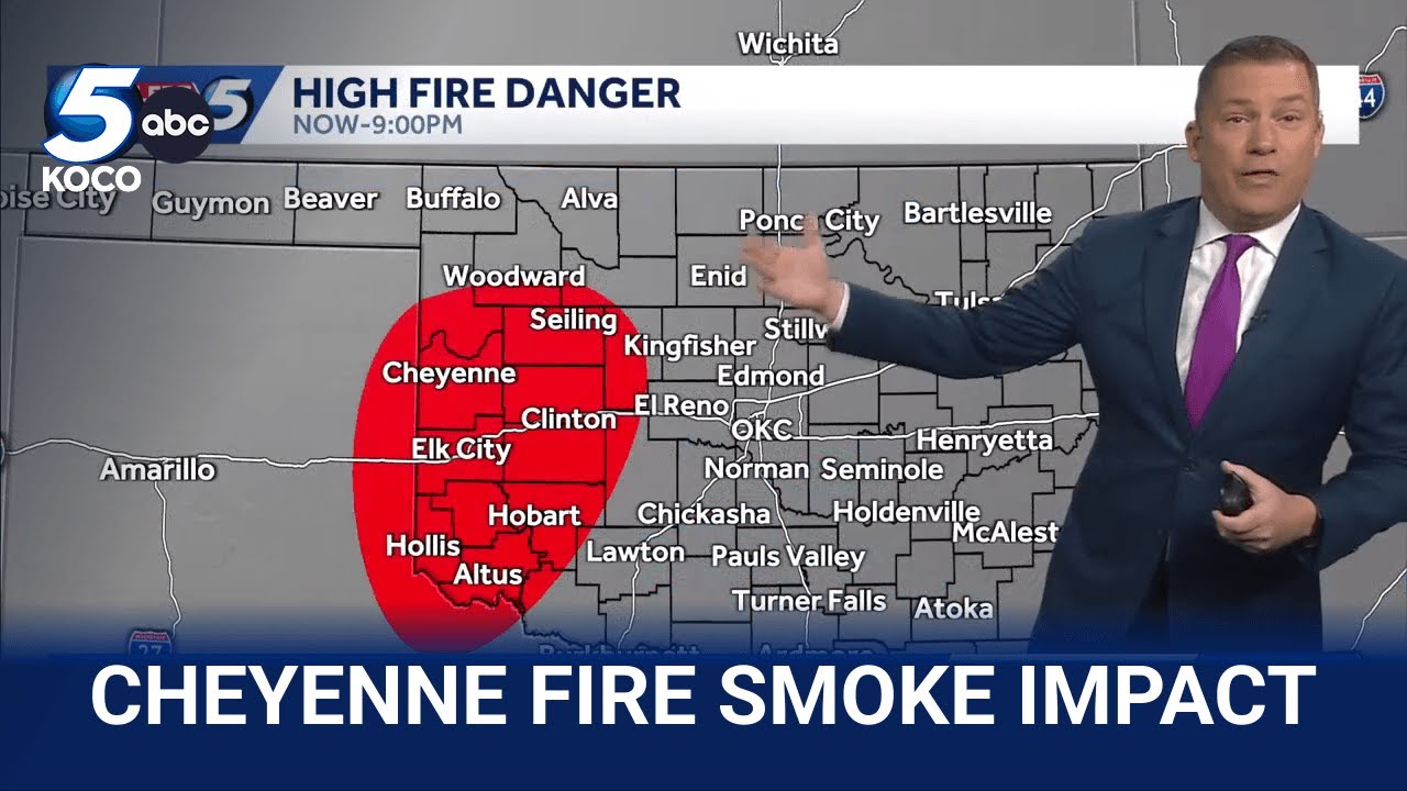 Fire causes heavy smoke, large firefighter response near Cheyenne