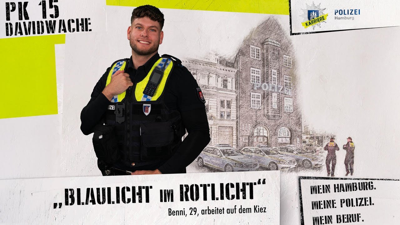 Polizei Hamburg Karriere: Nachtschicht mit Benni auf dem Kiez