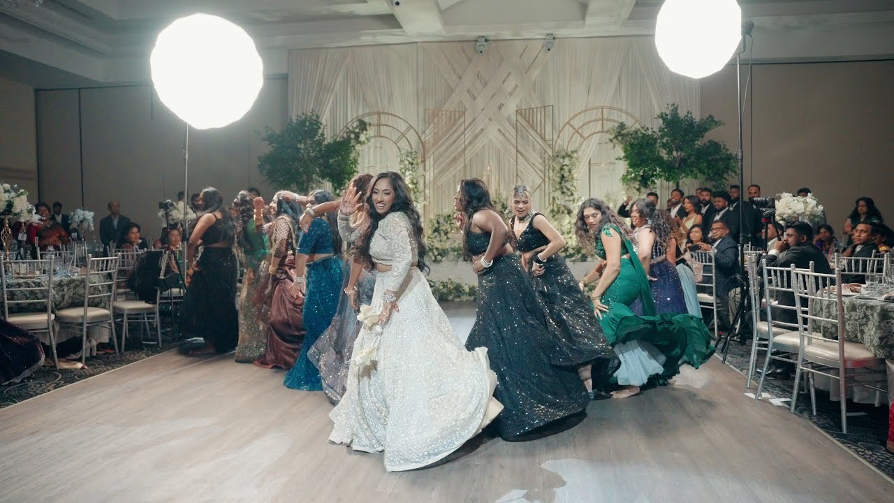 BRIDAL PARTY DANCE - SUREN & SHIROME - WEDDING RECEPTION - EPIC DANCE PERFORMANCE - DREAM FACTORY