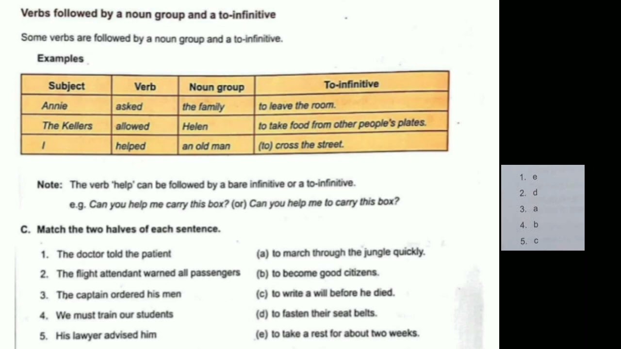 9C. Grammar (Exercise C,D)