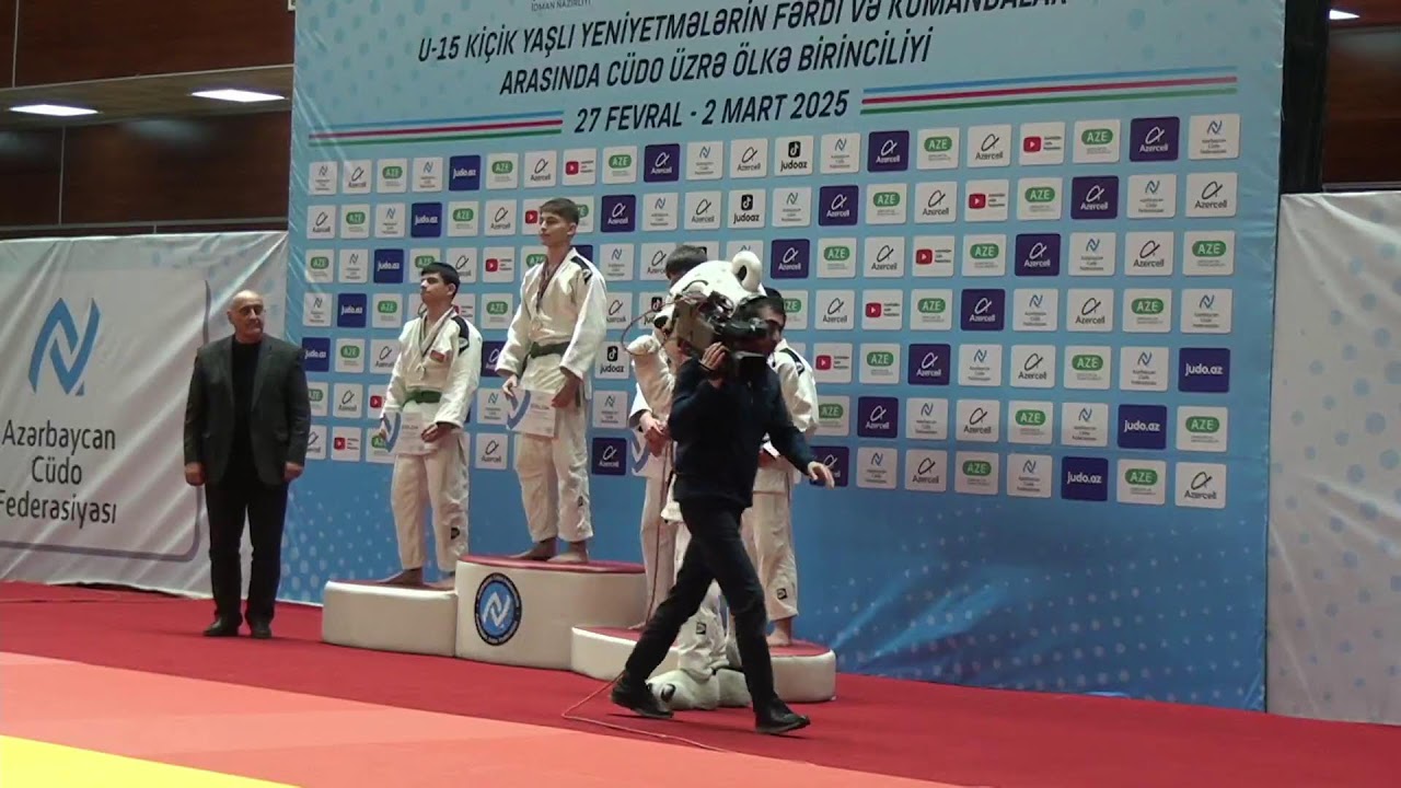 U-15 kiçik yaşlı yeniyetmələr arasında cüdo üzrə ölkə birinciliyi 27.02.25 Final Bloku