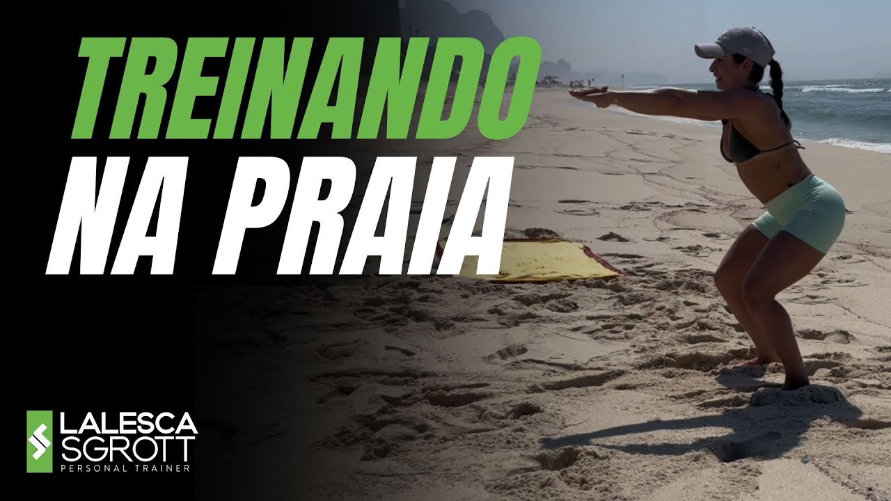 TREINANDO NA PRAIA