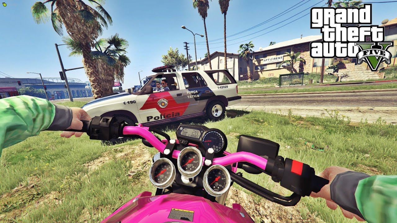 GTA 5 | COLEI NO PANCAD&Atilde;O DE XJ6 TURBO E ENCHEU DE POL&Iacute;CIA !