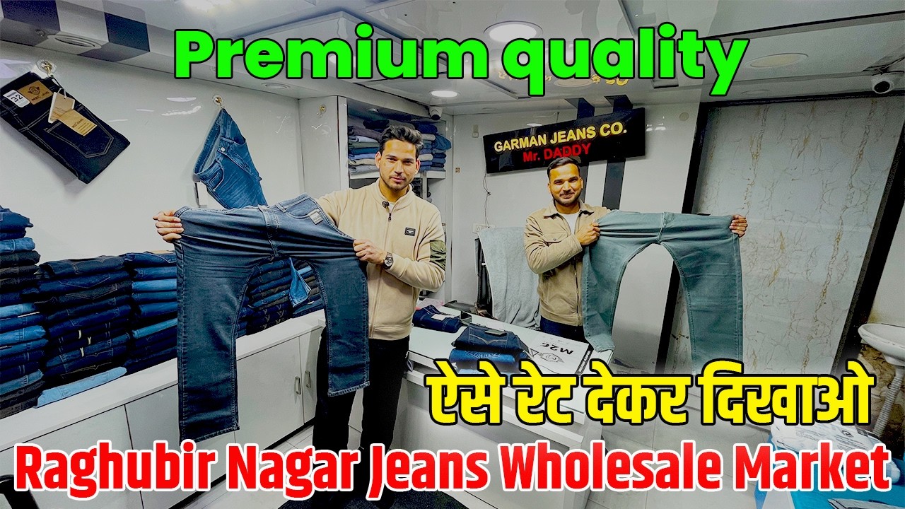Raghubir Nagar Jeans Wholesale Market in Delhi | Branded Jeans Wholesale & Manufacturer | Jeans