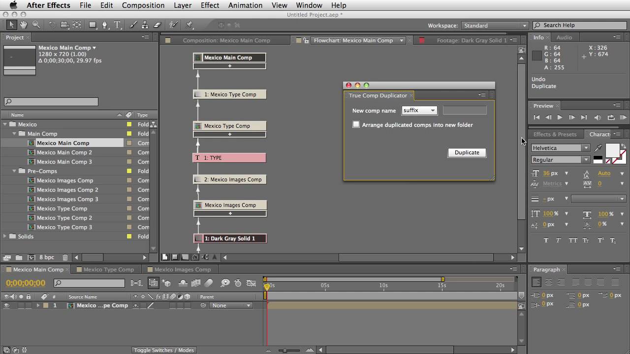 True Comp Duplicator 2.0 Script Demo
