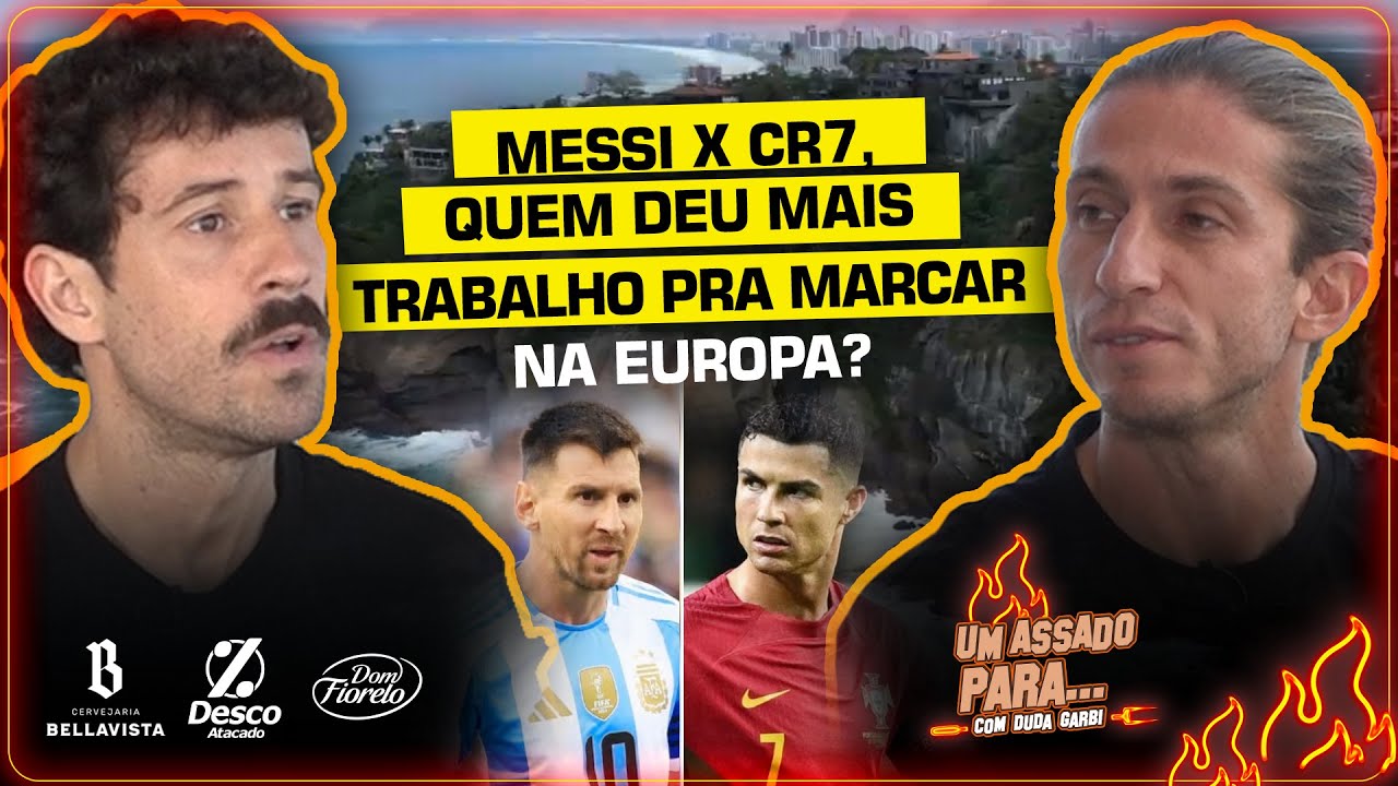 É MAIS DIFÍCIL MARCAR O MESSI OU O CR7? FILIPE LUIS DÁ A REAL | Cortes do Duda