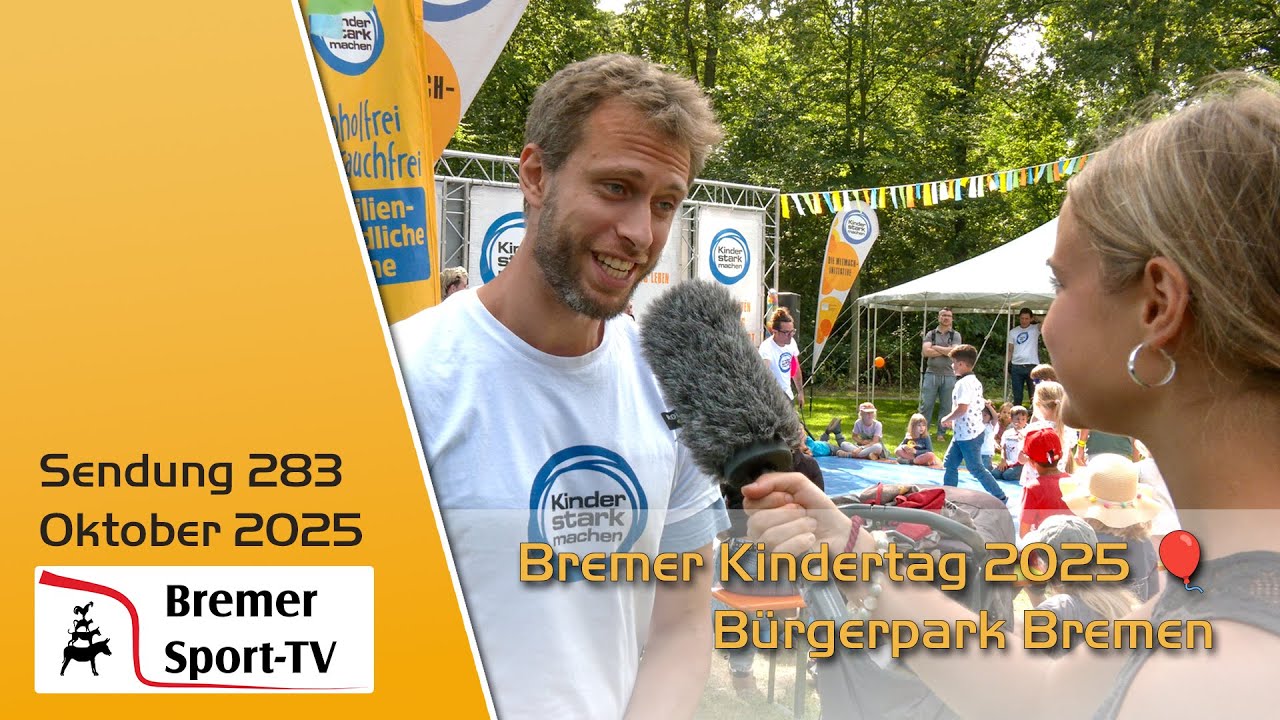 Ein Tag voller Kinderlachen im Bürgerpark Bremen 🌳 | Bremer Sport-TV Sondersendung #283