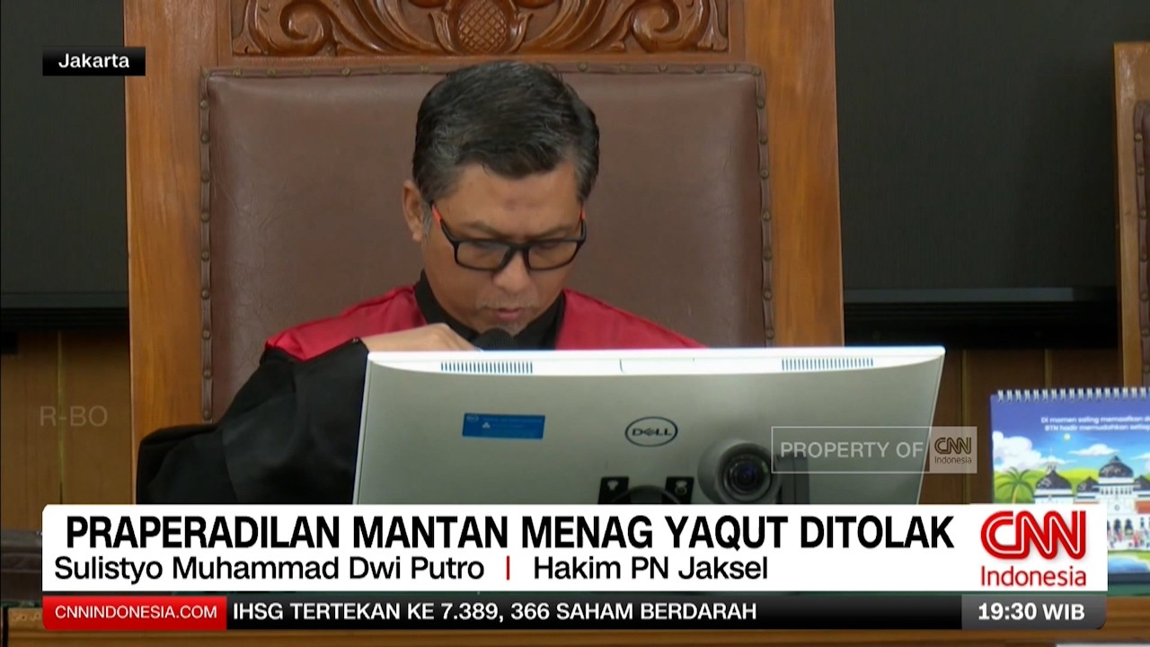 Praperadilan Mantan Menag Yaqut Ditolak Hakim PN Jakarta Selatan
