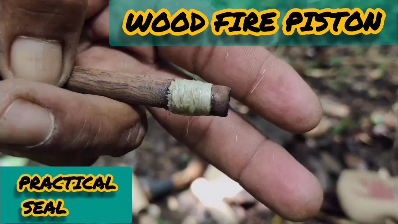 Fire piston with fiber seal ring