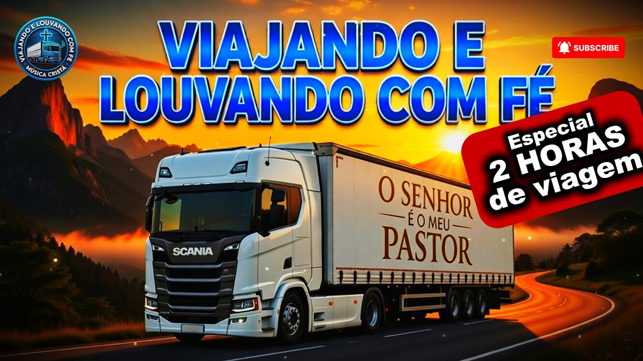 Os Melhores Louvores para voc&ecirc; ouvir na viagem.Viajando e louvando Mod&atilde;o Sertanejo anos 90 - 2 HORAS