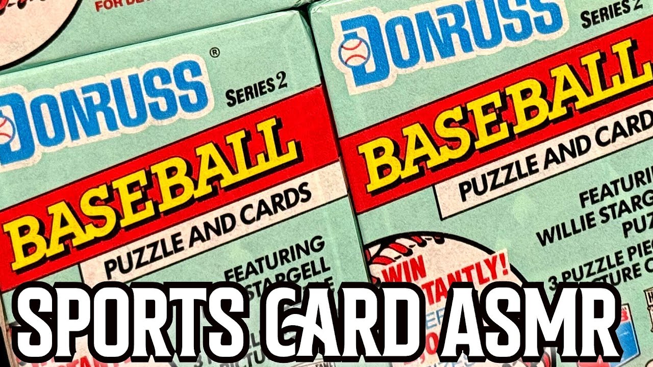 ASMR triggers, baseball cards, & BRITNEY SPEARS? | Drafting a baseball card team | Sports Card ASMR