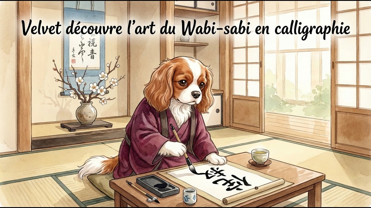 Ep 17 - Velvet découvre l'art du Wabi-Sabi en calligraphie