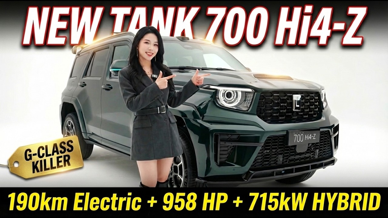 2026 Tank 700 Hi4 Z China's G Wagen Killer with 958 HP & 190km Electric Range