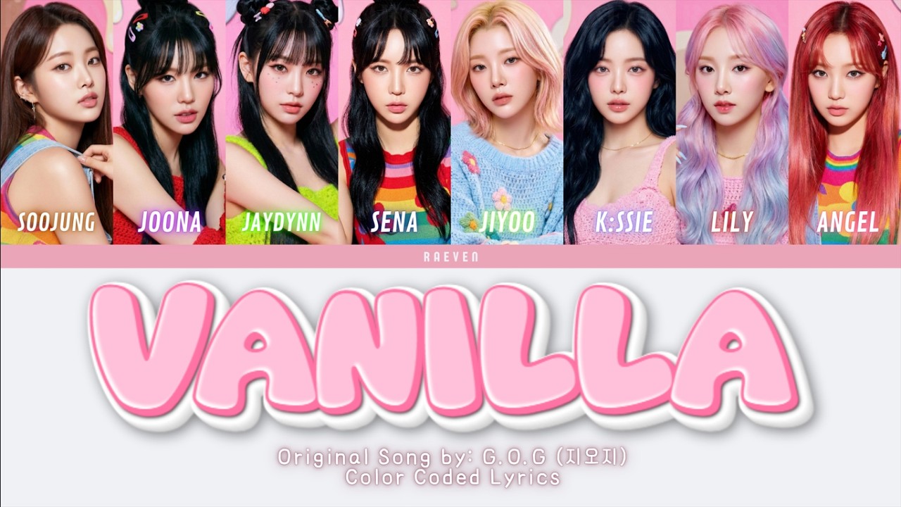 G.O.G (지오지) 'Vanilla' Color Coded Lyrics | AI Girlgroup Comeback