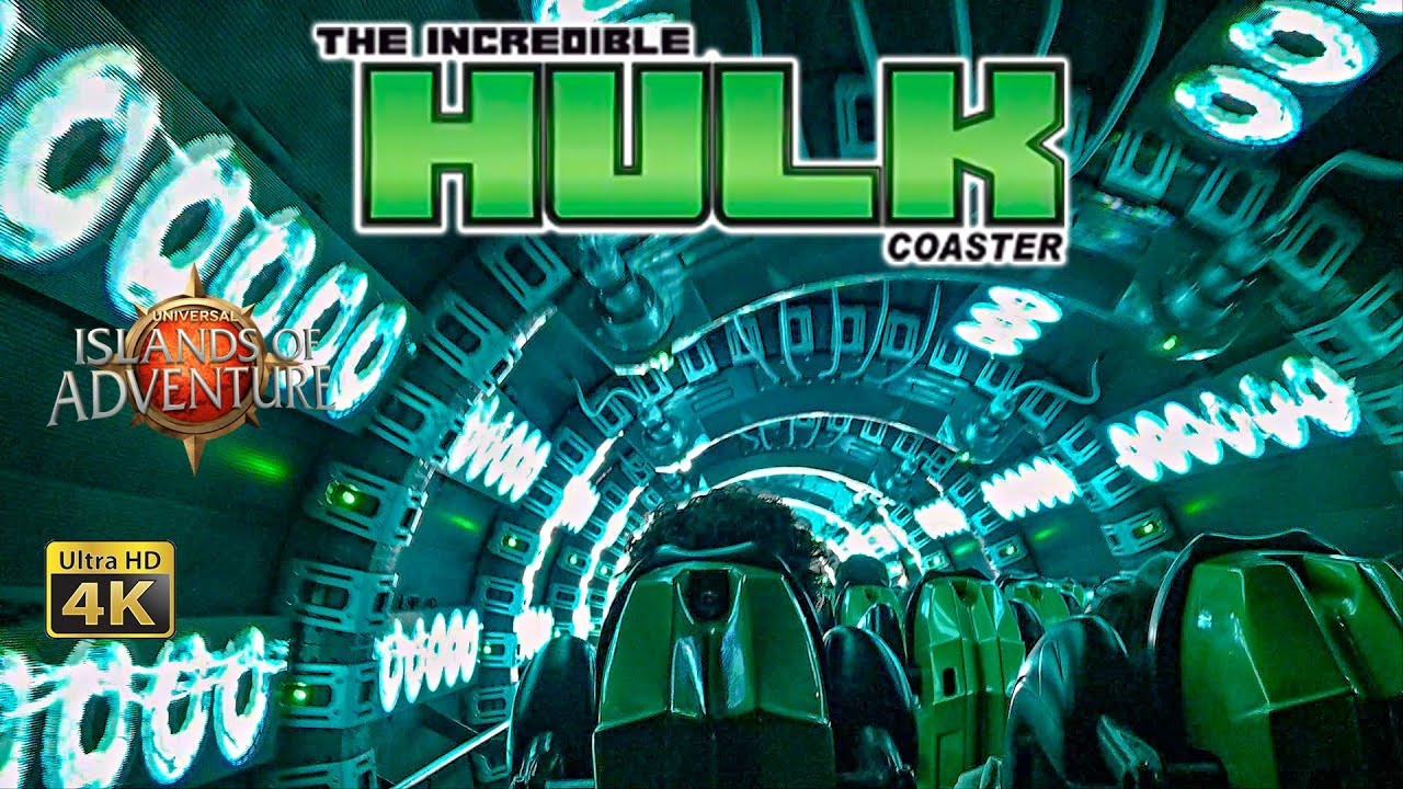 2025 The Incredible Hulk Coaster On Ride Row 7 4K POV Islands of Adventure Universal Orlando