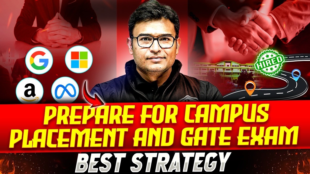 Best Strategy for Campus Placement & GATE Exam | Complete Roadmap for Engineers