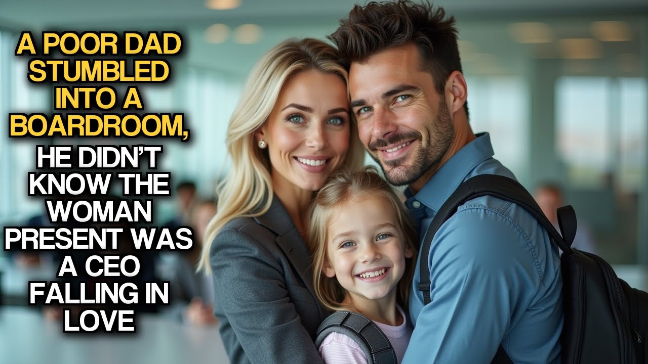 A Poor Dad Stumbled Into A Boardroom, He Didn’t Know The Woman Present Was A CEO Falling In Love