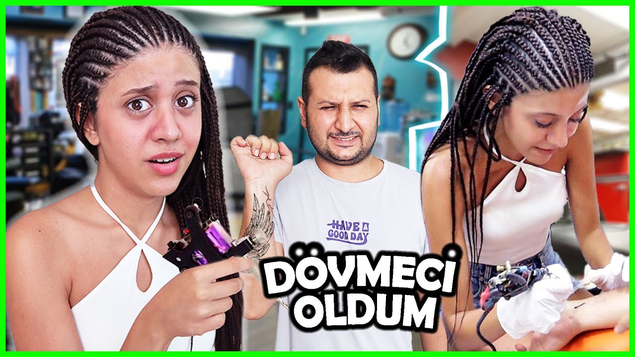 BİR GÜN BOYUNCA DÖVMECİ OLDUM YAĞMUR KAYA