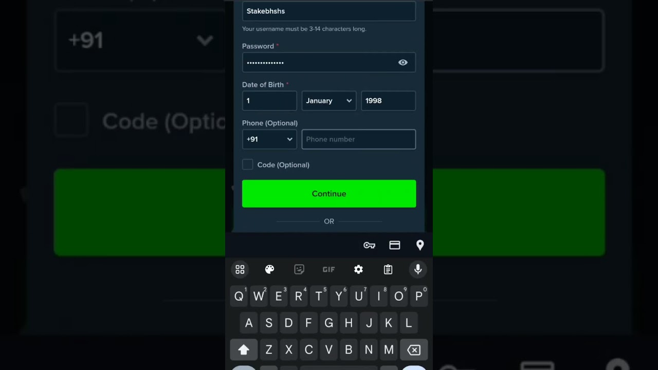 HOW TO CREATE A NEW ACCOUNT ON STAKE USE MY CODE - VIKSILUFOR FREE 21$GO 