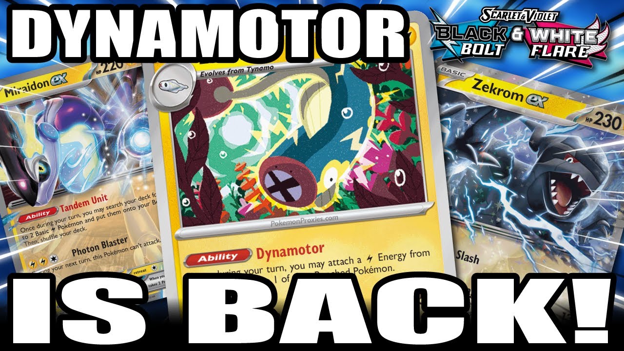DYNAMOTOR IS BACK in Black Bolt & White Flare