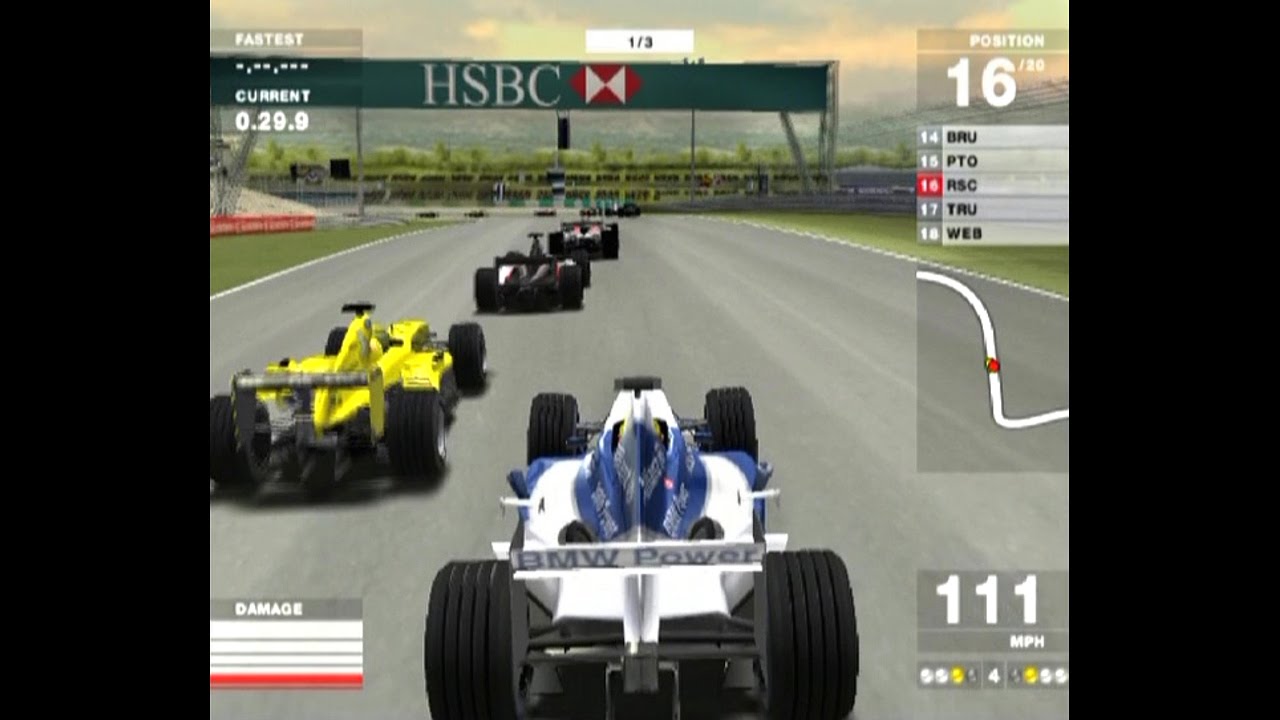 Formula One 04 ... (PS2) Gameplay