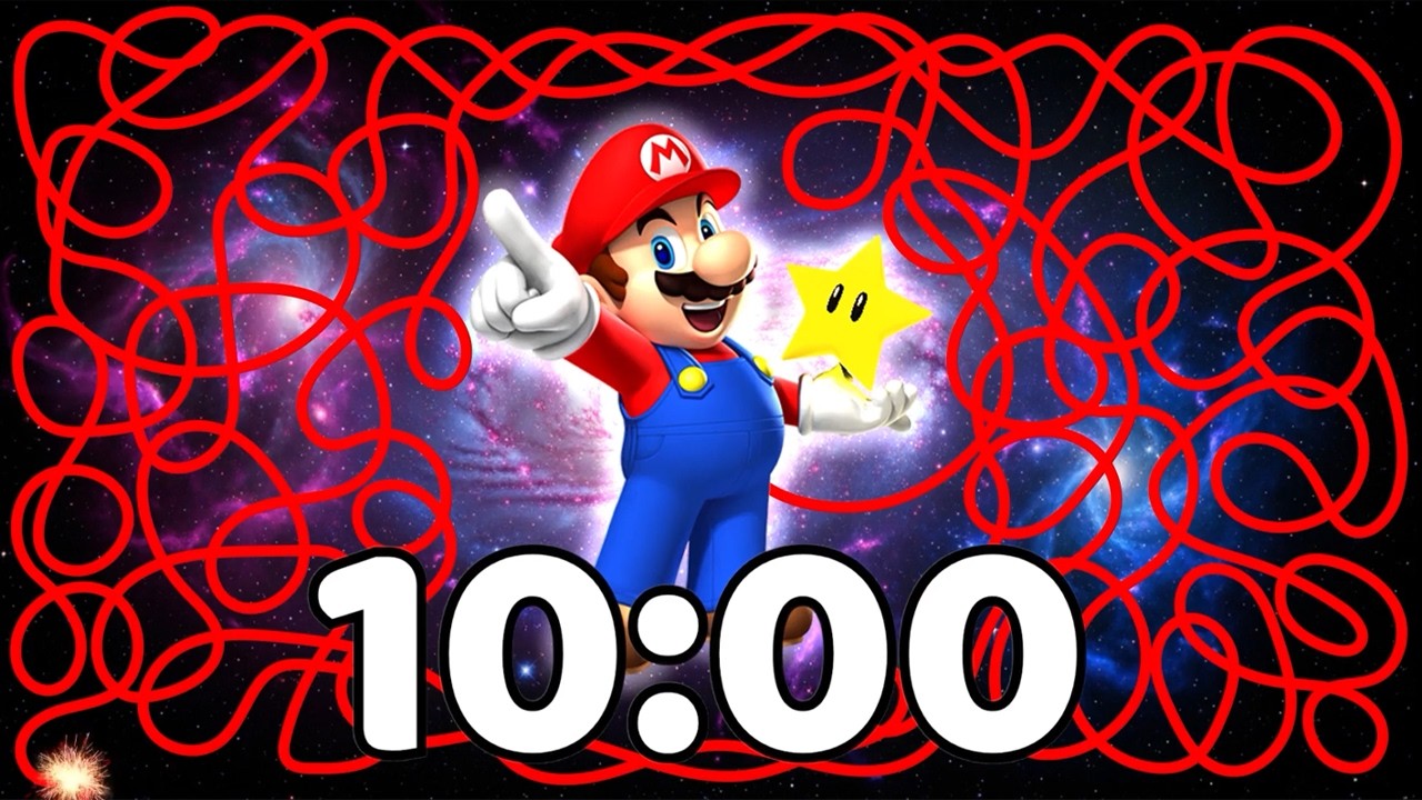 10 Minute Timer 💥 | The Super Mario Galaxy Bomb Timer | Super Mario Countdown Surprise!