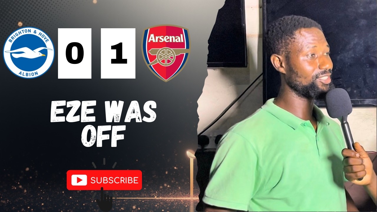 BRIGHTON 0-1 ARSENAL  - [Abassmani - NIGERIAN FAN REACTION] Premier League 25/26 #football #arsenal