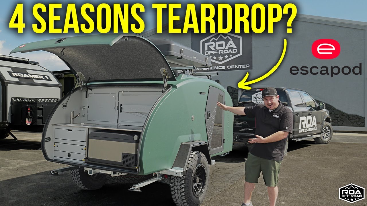 Our NEW Luxurious 4 Seasons Tear Drop Camper! | Escapod Topo 2 | ROA Off-Road